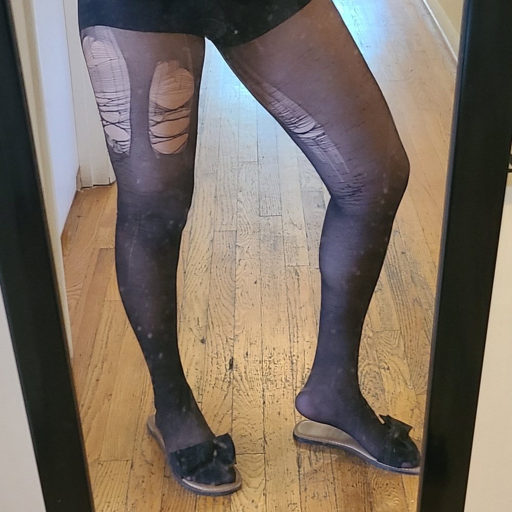 Goth / Emo ripped tights
